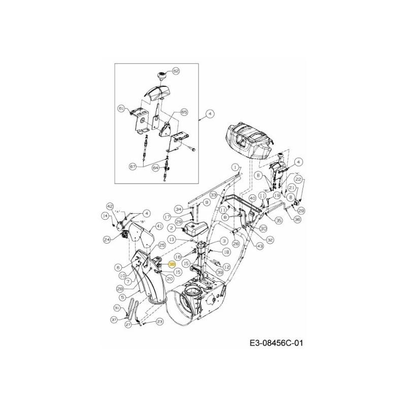 SCIVOLO PER INGRANAGGI ADATTATORE 748-05057 ORIGINALE MTD