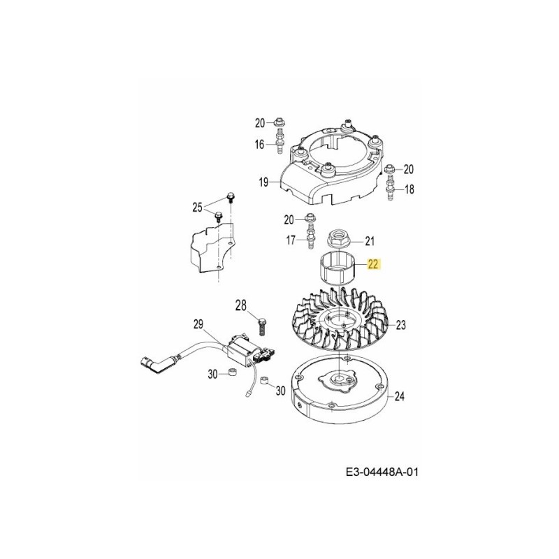 Starterbecher 751-12161 Original MTD