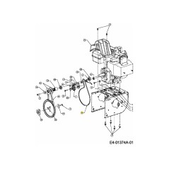 CINTURA-V 754-04088 ORIGINALE MTD