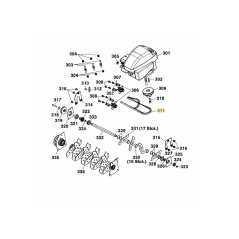 DRIVE BELT 0039217 ORIGINAL MTD