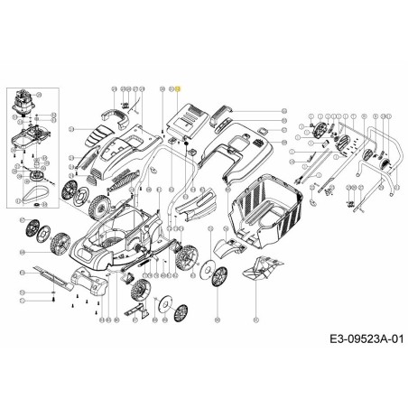 Aleta trasera 092.64.454 ORIGINAL MTD | Newgardenstore.eu