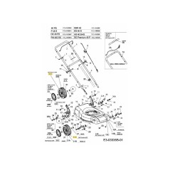 WHL:COMP:180mm:IDLE:SLV 634-04409 ORIGINAL MTD | Newgardenstore.eu