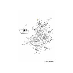 BOULON HEXAGONAL 710-3151A ORIGINAL MTD