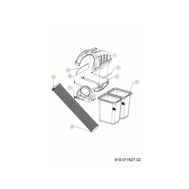 CONECTOR DE PANTALONES 731-12353A ORIGINAL MTD