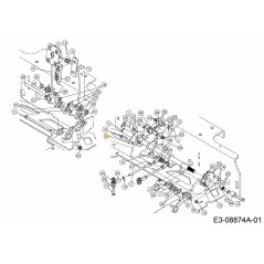 CUSCINETTO A SFERE 741-04566 ORIGINALE MTD