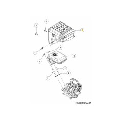 MUFFLER GUARD 751-15155 ORIGINAL MTD