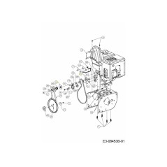 MITAD DE POLEA 756-04114 ORIGINAL MTD