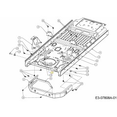CONJUNTO DE BARRA DE REMOLQUE Y TUBO 703-05383B-S ORIGINAL MTD | Newgardenstore.eu