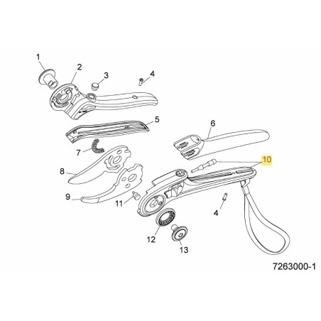 upper cup 7304011 ORIGINAL MTD | Newgardenstore.eu