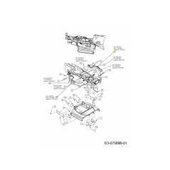 UPR CVR:LH:I DECK:500 SERIES 731-08823B ORIGINAL MTD | Newgardenstore.eu