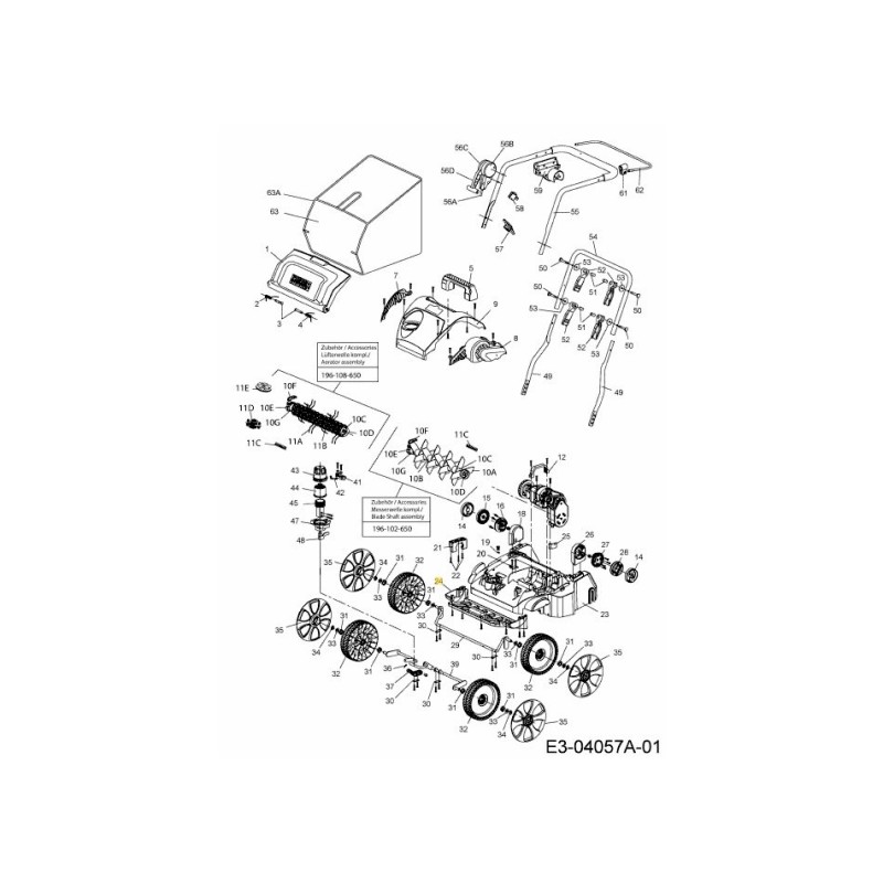 FRONT AXLE COVER 731-10122 ORIGINAL MTD