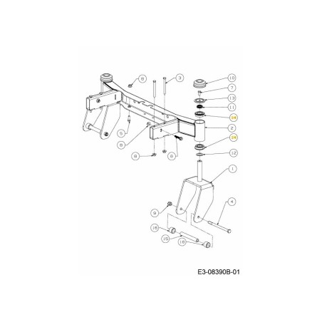 BRG:BOLA:25X52X15:6205 741-05022A ORIGINAL MTD | Newgardenstore.eu