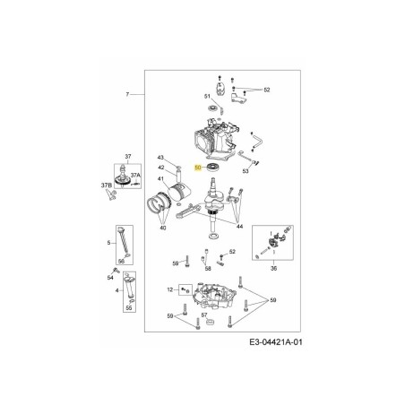 BALL BEARING 751-11369 ORIGINAL MTD | Newgardenstore.eu