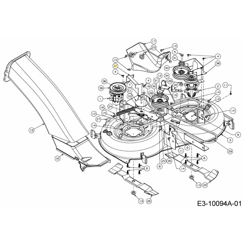 BRACKET BELT KEEPER RH 783-09376637 ORIGINAL MTD
