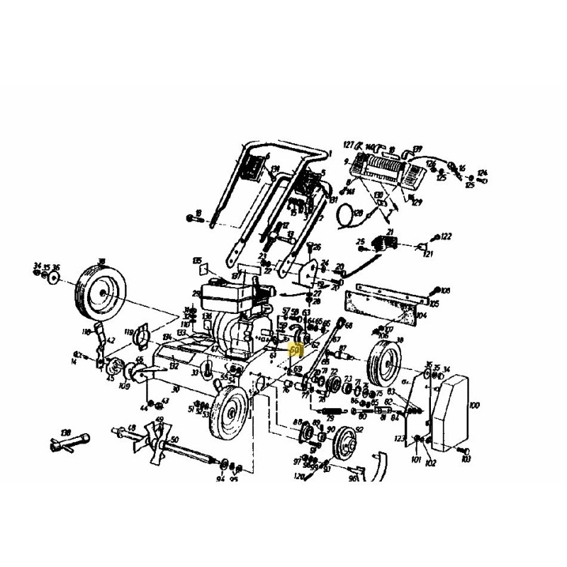 V-BELT 000.75.699 ORIGINAL MTD