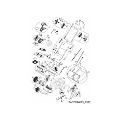 Befestigungssatz Achse 092.69.005 Original MTD | Newgardenstore.eu
