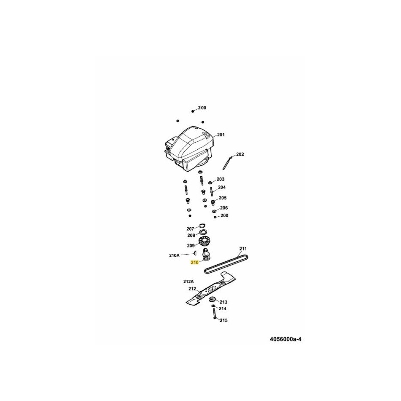 boccola di accoppiamento 4056405 ORIGINALE MTD