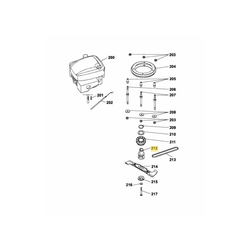BOCCOLA DI ACCOPPIAMENTO 4618405 ORIGINALE MTD