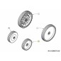 WHEEL CPL. 200MM IDLE 634-05046 ORIGINAL MTD