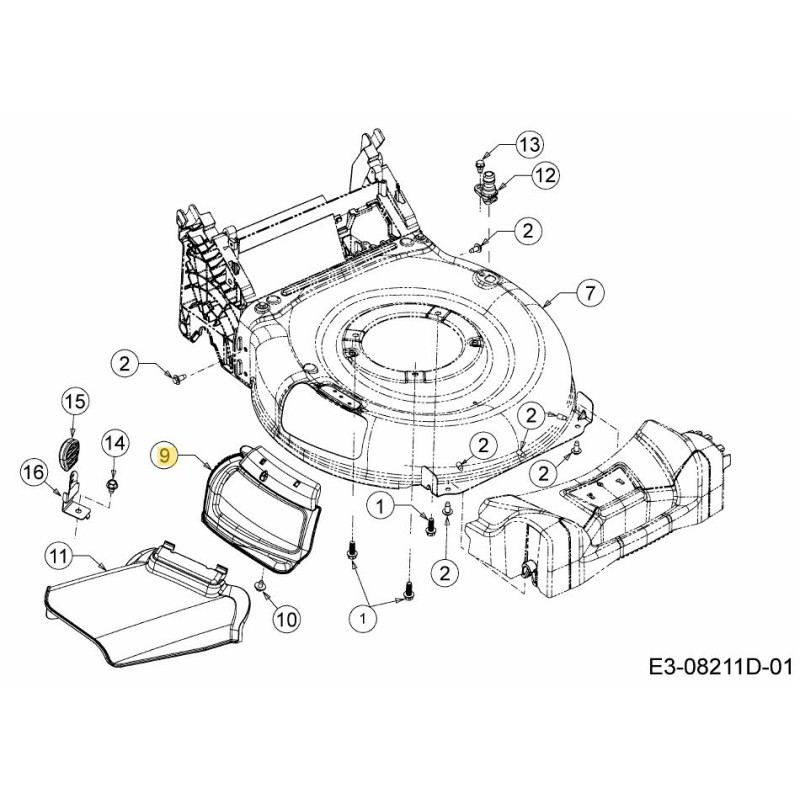 PLUG MULCH ASSY. 687-05315 ORIGINAL MTD