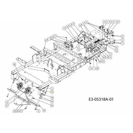 Vis hexagonale 3/8-16 x 8,50 710-3248 d'origine MTD | Newgardenstore.eu