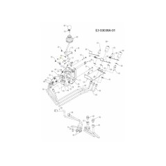 Actionneur à goujon 711-1637 d'origine MTD | Newgardenstore.eu