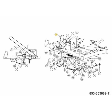BALL KNOB 720-05110 ORIGINAL MTD | Newgardenstore.eu