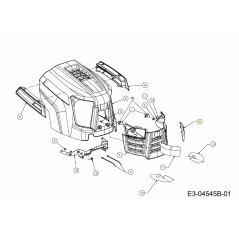 LENS:HOOD:LH A-STYLE 731-06559 ORIGINAL MTD