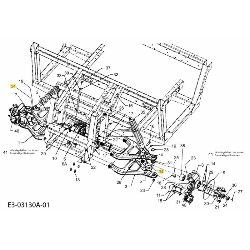 FILO TUBO FRENO 732-04383 ORIGINALE MTD FILO TUBO FRENO 732-04383 ORIGINALE MTD