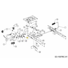 EXTENSION SPRING 732-05615 ORIGINAL MTD