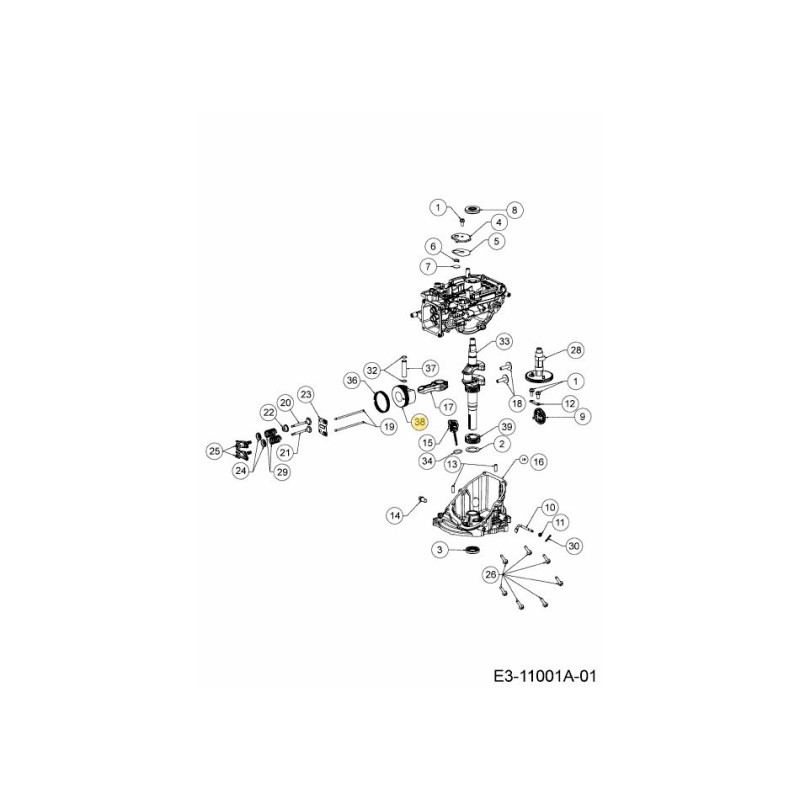 PISTON STIHL 751-19468 ORIGINAL MTD