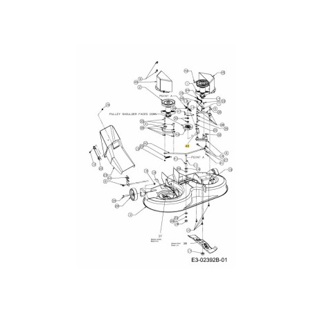 SUPPORT : CÂBLE : 92 cm PLATEAU : MAN-PTO 783-1169-Z MONTAGE ORIGINAL | Newgardenstore.eu