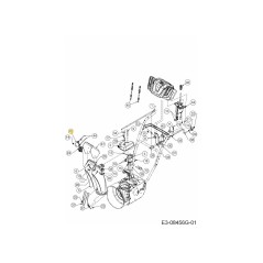 SUPPORT DE GUIDE-CÂBLE 790-00565A-S ORIGINAL MTD | Newgardenstore.eu