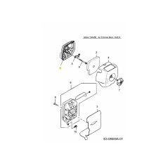 CASE-AIR FILTER KM-004294 ORIGINAL MTD | Newgardenstore.eu