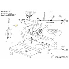 ADAPTATEUR DE FAISCEAU 02002822 ORIGINAL MTD | Newgardenstore.eu