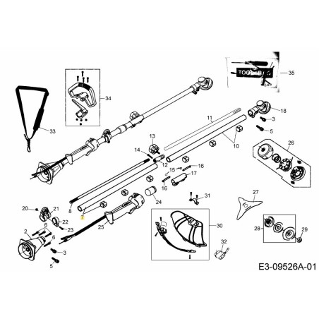 Wellengehäuse oben 092.63.742 Original montiert | Newgardenstore.eu