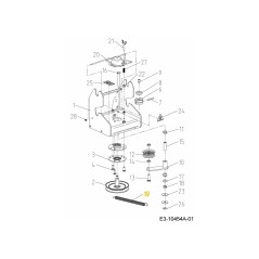 RESSORT D'EXTENSION 092.68.093 ORIGINAL MTD