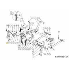 PERNO: OJO: FRGD: 5/8-16X2.63:YZ 710-05355 ORIGINAL MTD