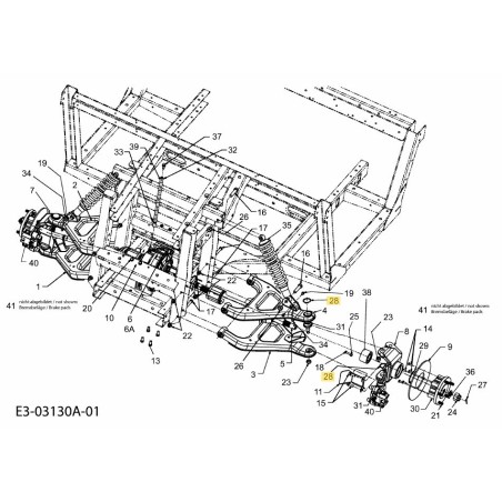 ANELLO RIT EST 34MM DSH-34 716-04039 ORIGINALE MTD | Newgardenstore.eu