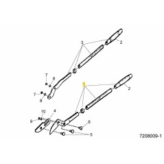 BLADE COATED 7208408 ORIGINAL MTD | Newgardenstore.eu