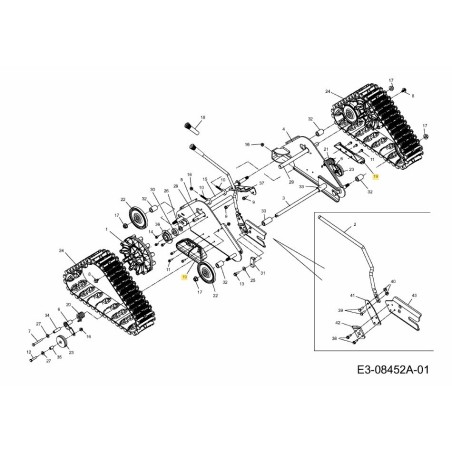 ZAPATA DESLIZANTE 731-09608 ORIGINAL MTD | Newgardenstore.eu