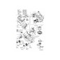 WHL COMP 200x50 NON-BB IDLE 734-04090 ORIGINALE MTD