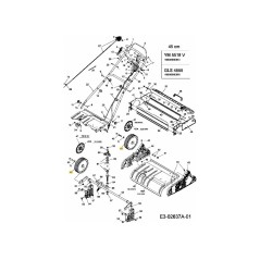 WHEEL 180-94 734-1917 ORIGINAL MTD | Newgardenstore.eu