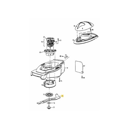 BLADE 16" 40CM 742-0805 ORIGINAL MTD | Newgardenstore.eu