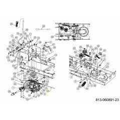 ASTA FRENO LT-5 HYDRO T2 747-05242A ORIGINALE MTD | Newgardenstore.eu