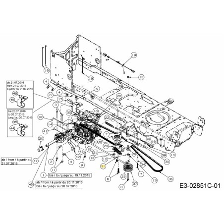 VARILLA:CONT:NX9 TUFF-TORQ 747-05447 ORIGINAL MTD | Newgardenstore.eu