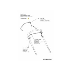 BAIL:DR:ERGO1:19"/800:SP 747-05564637 ORIGINAL MTD | Newgardenstore.eu