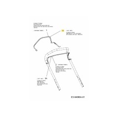 BAIL DR ERGO1 19"/800 SP 747-05564638 ORIGINALE MTD