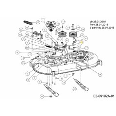 Stange:Bremse:Deck 747-06452 Original MTD