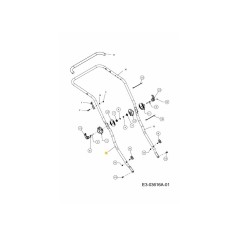 COLUMN TUBE RIGHT 749-05105637 ORIGINAL MTD